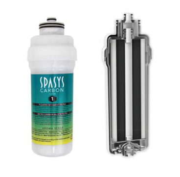 SPASYS Carbon filter cartridge and housing